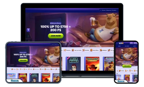 Spinbara Casino σε mobile έκδοση