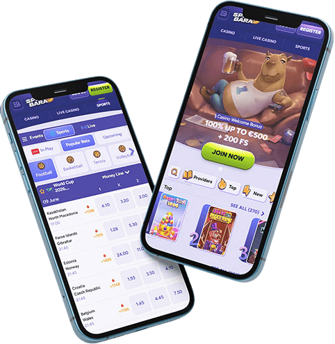 Spinbara Casino - προβολή σε κινητό